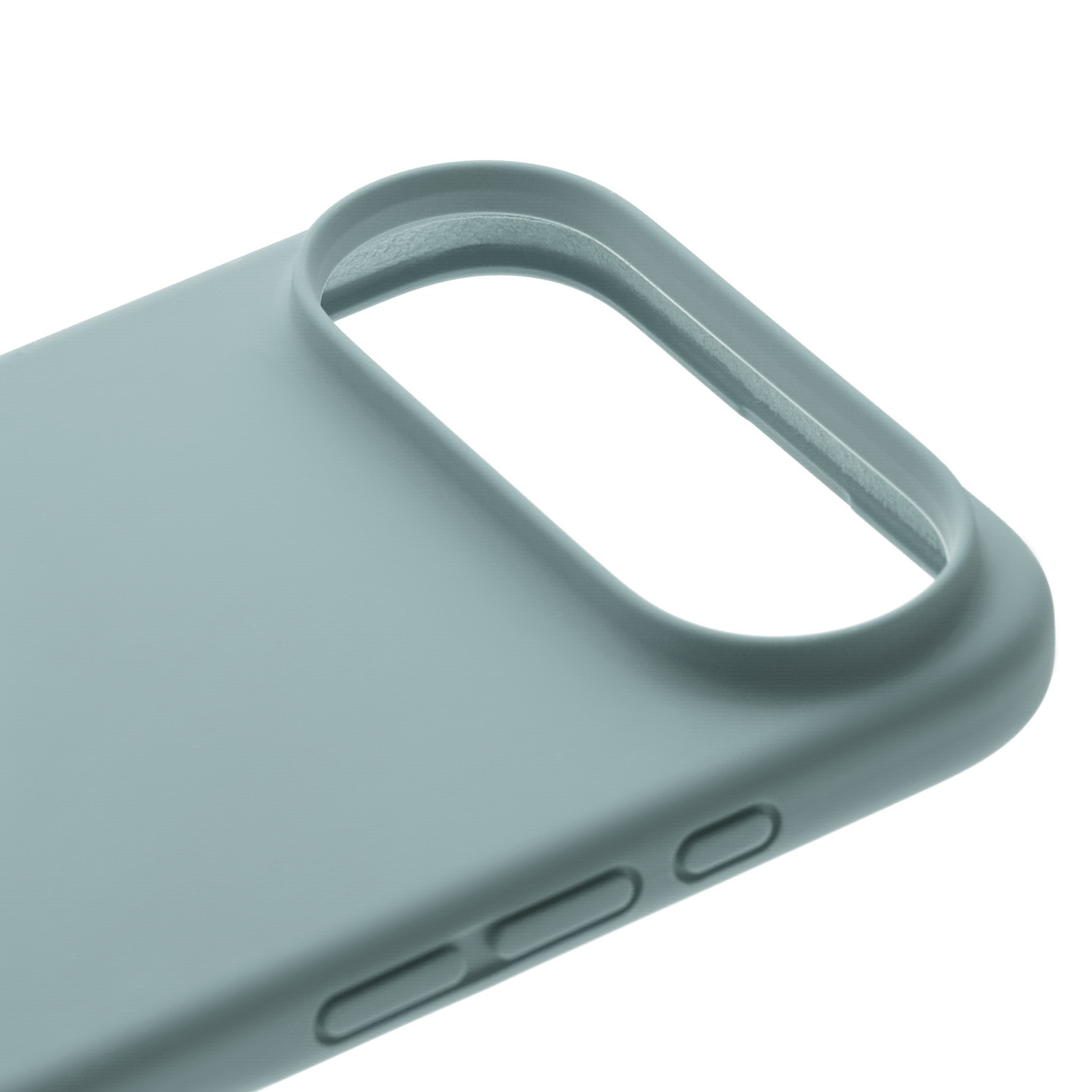 На фото изображено Чехол защитный uBear Touch Mag Case для iPhone 17 Air, MagSafe, холодная мята