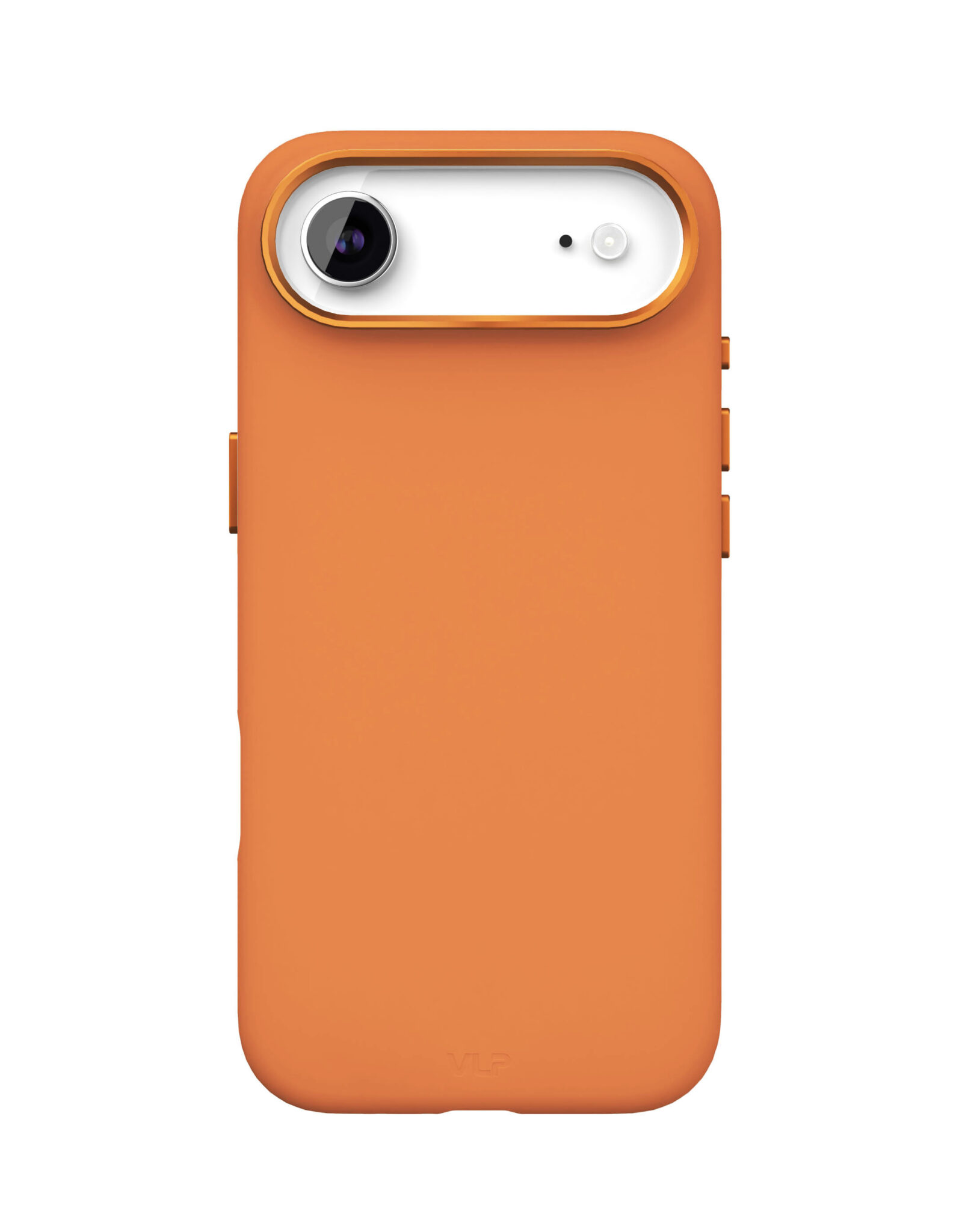 На фото изображено Чехол защитный VLP Aster Pro Case с MagSafe для iPhone Air, оранжевый