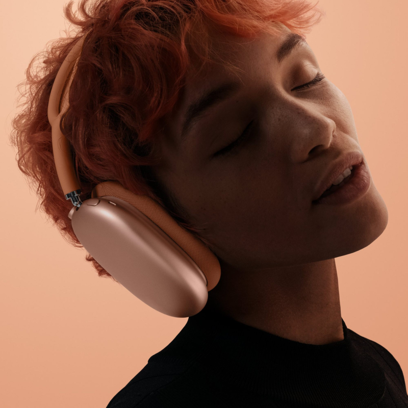 На фото изображено Наушники Apple AirPods Max 2, Оранжевый