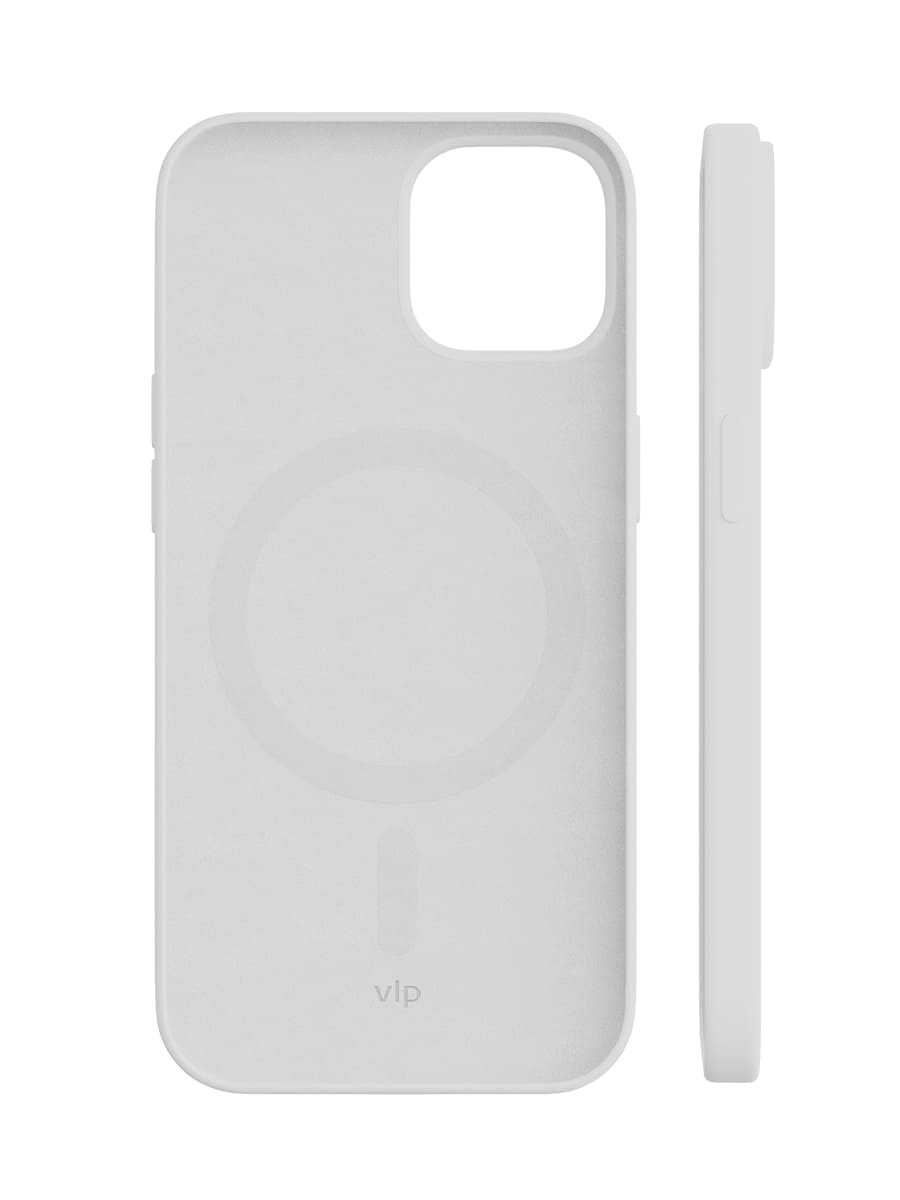 Чехол защитный VLP Silicone case с MagSafe для iPhone 14 Pro, белый