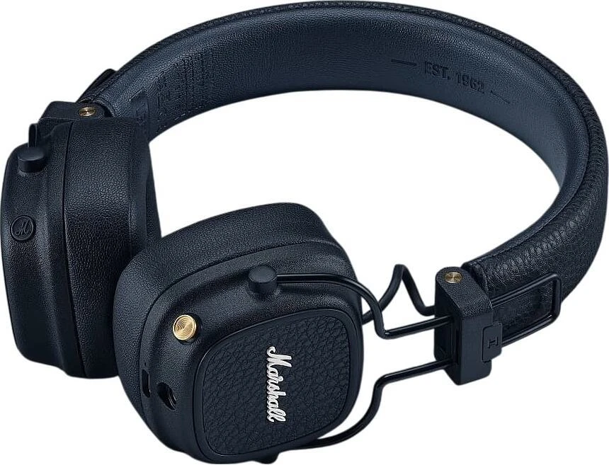 На фото изображено Беспроводные наушники Marshall Major V, Синий