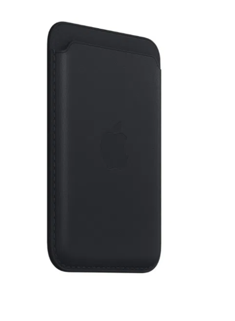 На фото изображено Картхолдер Apple Leather Wallet, черный