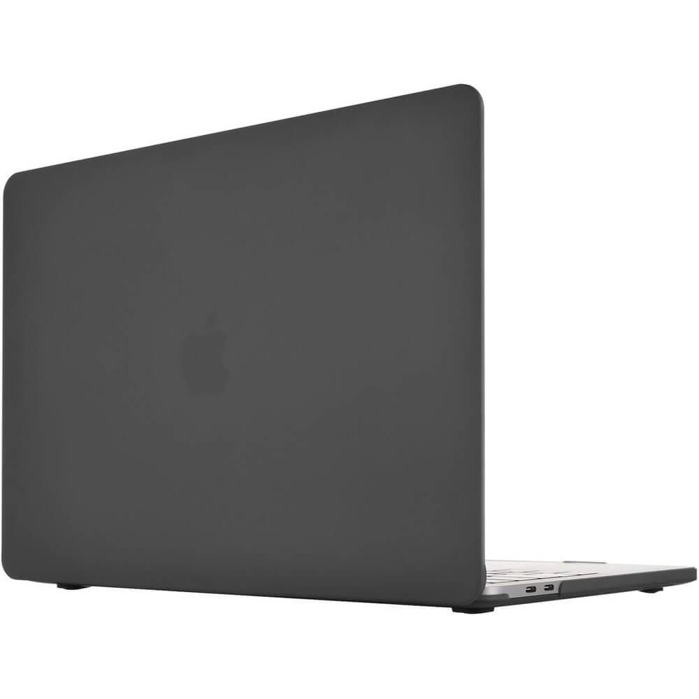 На фото изображено Чехол защитный VLP Plastic Case для MacBook Air 13" 2022, черный