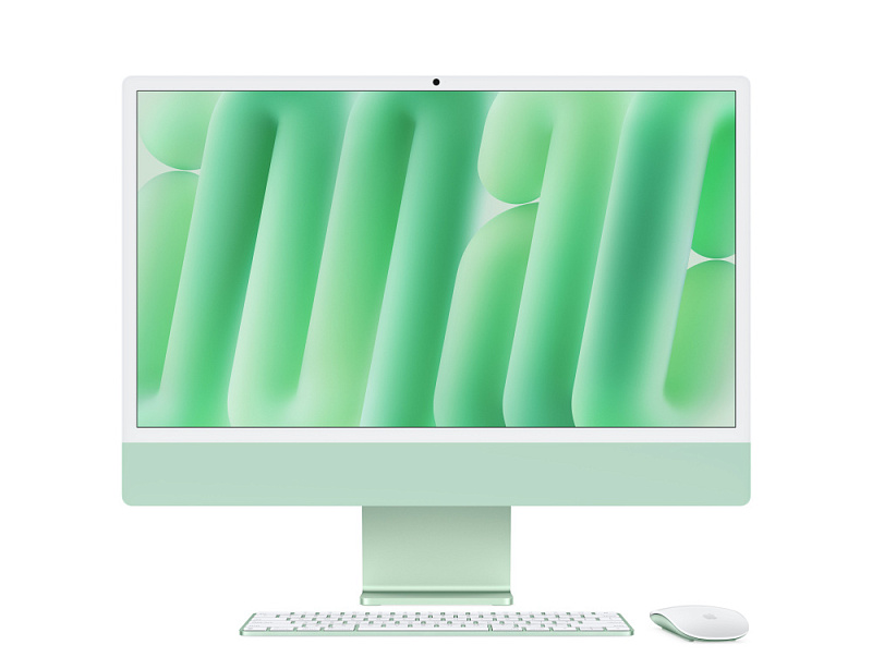 Apple iMac 24" Retina 4,5K, M4 10C / 10C, 32 ГБ, 512 ГБ, Зелёный