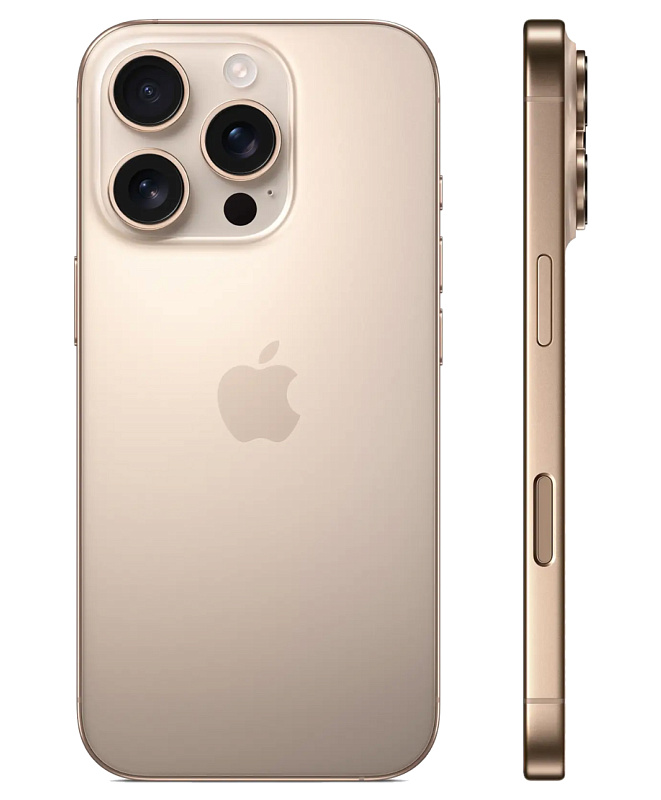 Apple iPhone 16 Pro, 256 ГБ, Титановый песчаный Apple iPhone 16 Pro, 256 ГБ, Титановый песчаный